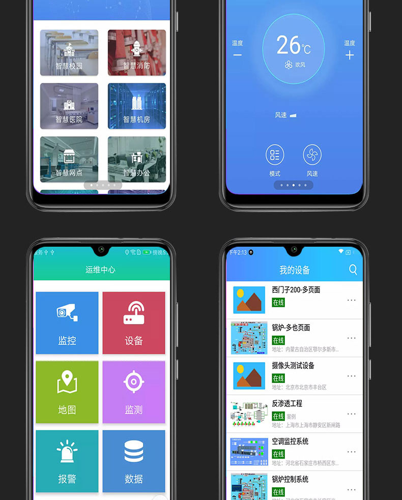  智慧校園物流家居農業(yè)園區(qū)IOS安卓遠程物聯控制系統軟件APP小程序定制開發(fā)